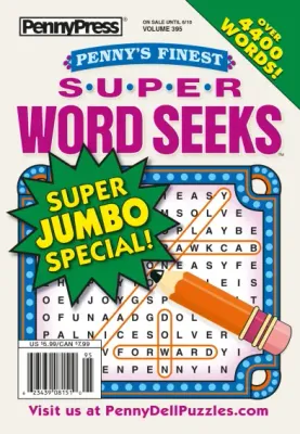 Penny’s Finest Super Word Seeks June 2025 (395)