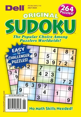 Dell Original Sudoku July 2025_ puzzle book store
