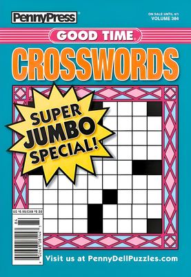 puzzle book store - PennyPress Good Time Crosswords Puzzle Book March 2025