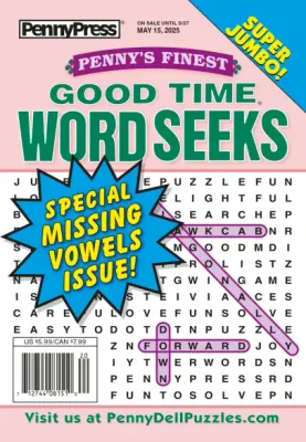 Penny’s Finest Good Time Word Seeks May 2025