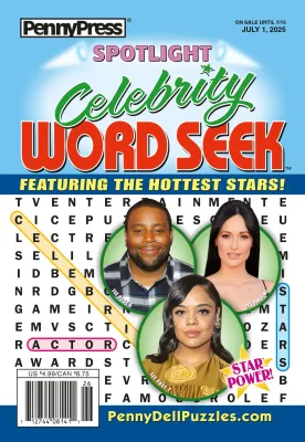 Word Seek Puzzles | Spotlight Celebrity Word Seek July 2025