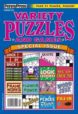 Variety Puzzles | Penny Press Favorite Variety Puzzles Summer 2025