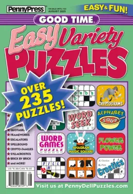 Good Time Easy Variety Puzzles August 2025