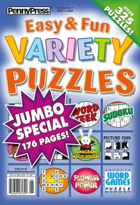 Easy Variety Puzzles | Easy &amp; Fun Variety Puzzles July 2025