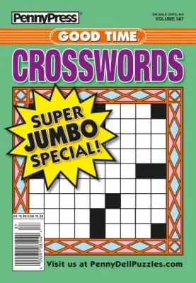 PennyPress Good Time Crosswords Puzzle Book (387) August 2025