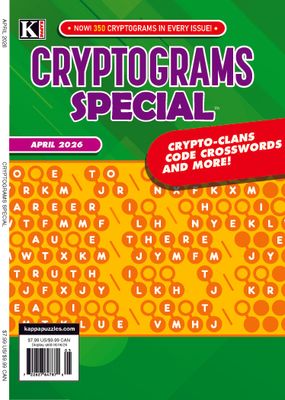 Cryptograms Special Puzzle Book for advanced code-breakers