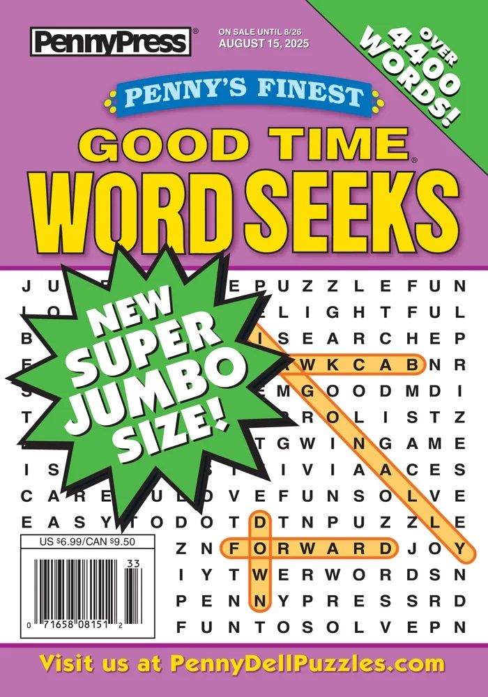 Penny’s Finest Good Time Word Seeks