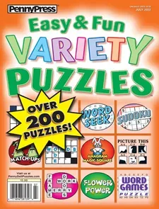 Unlock Hours of Entertainment with Easy &amp; Fun Variety Puzzles Magazine Subscription!