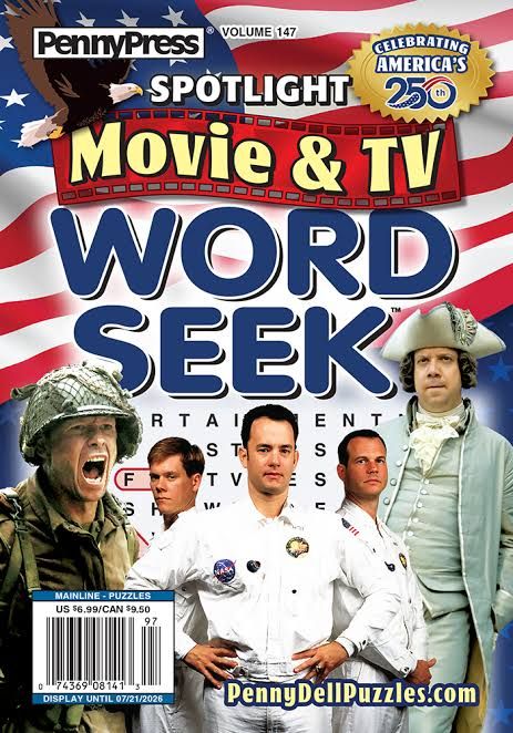 Spotlight Movie & TV Word Seek Puzzle Books