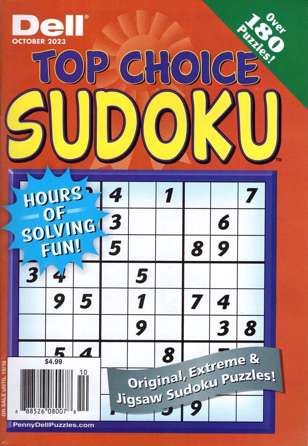 Dell Top Choice Sudoku Puzzles -Puzzle Book Store