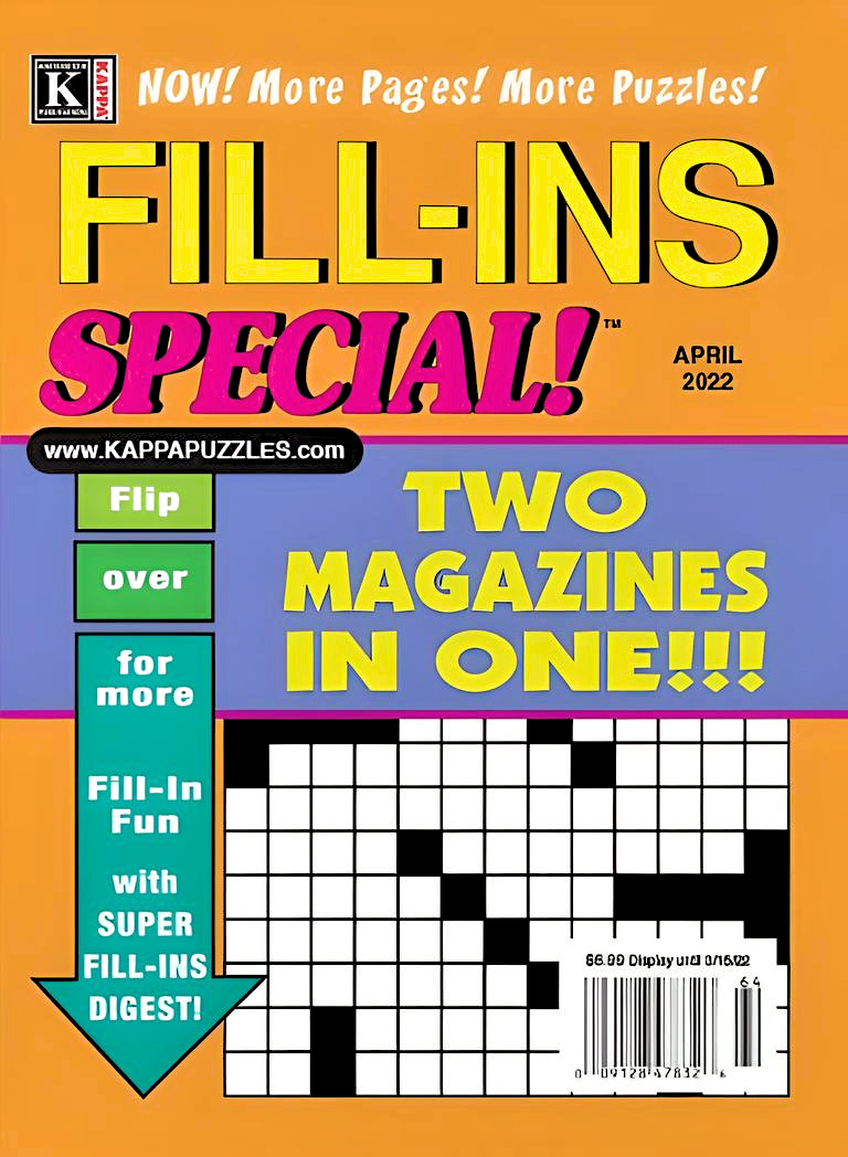 Fill In Puzzles | Kappa Fill-Ins Special! Subscription