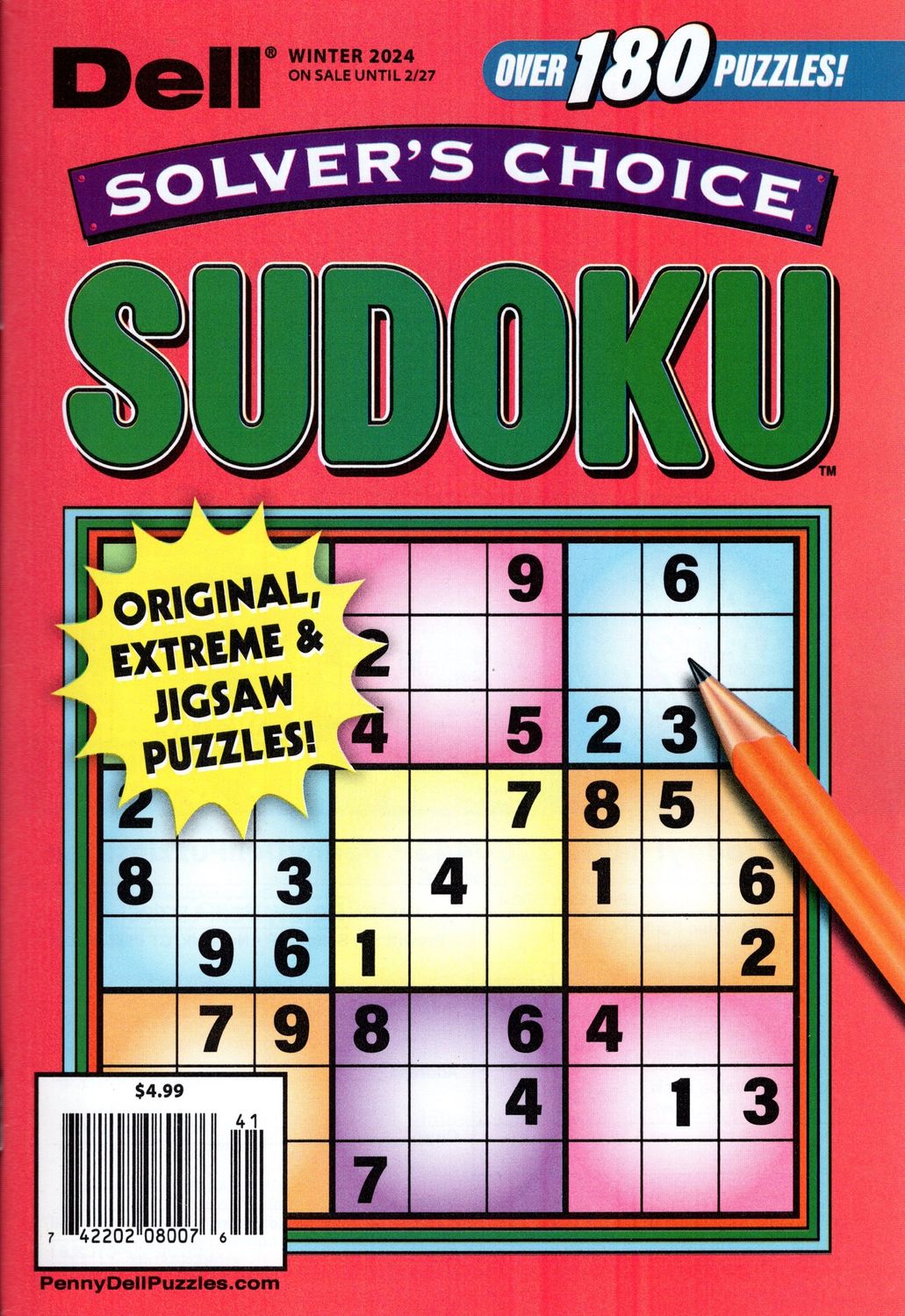 puzzle book store | Dell Solver’s Choice Sudoku Winter 2024