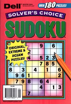puzzle book store | Dell Solver’s Choice Sudoku Winter 2024