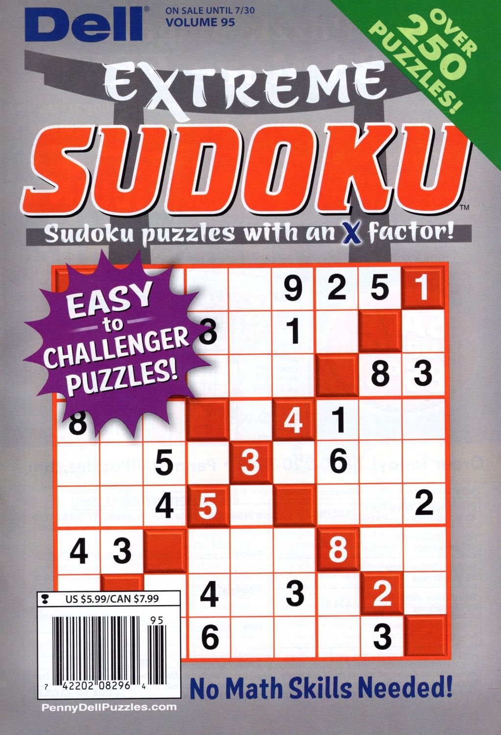 Puzzle Book Store | Dell Extreme Sudoku #95