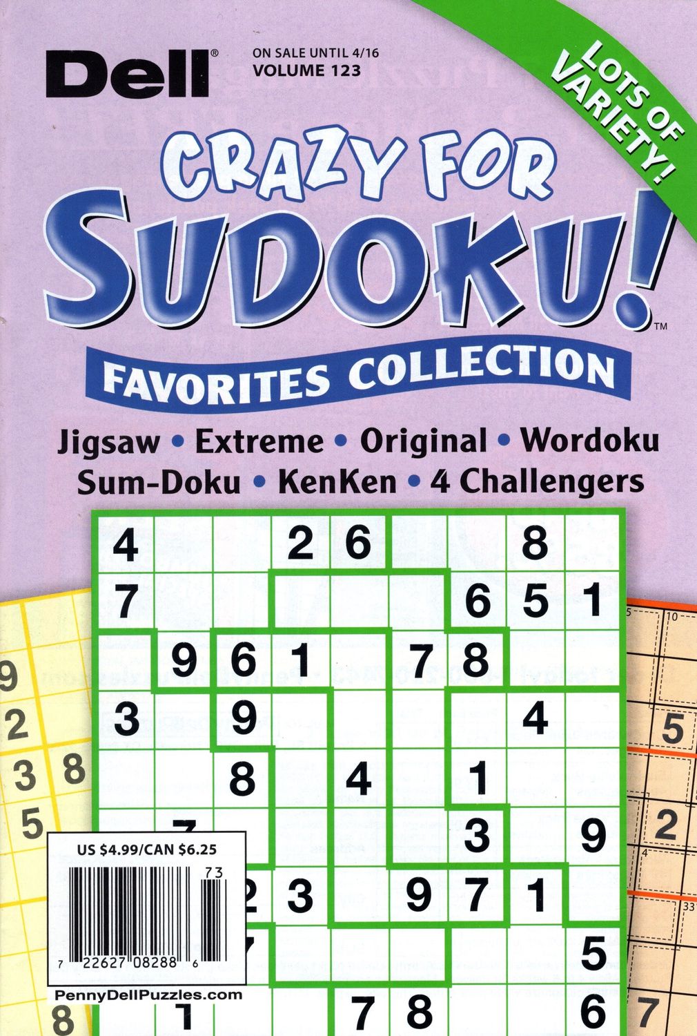 Dell Crazy for Sudoku! Favorites Collection 123, April 2024