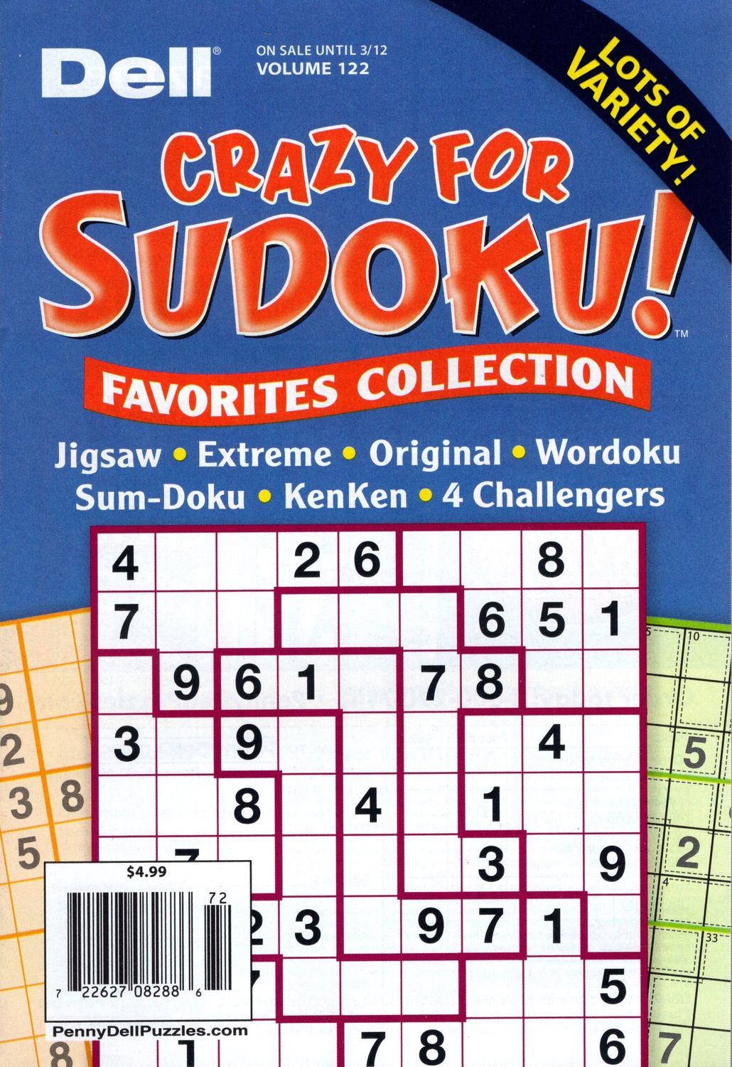 Dell Crazy for Sudoku! Favorites Collection 122, March 2024
