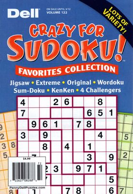 Dell Crazy for Sudoku! Favorites Collection 122, March 2024