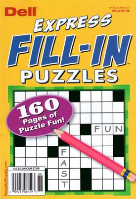 Dell Express Fill-In Puzzles March 2025