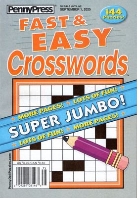 Fast &amp; Easy Crosswords September 2025