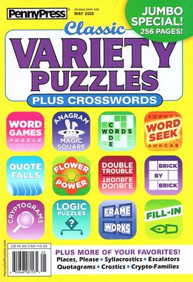 PennyPress Quick &amp; Easy Crosswords February 2024 (207)