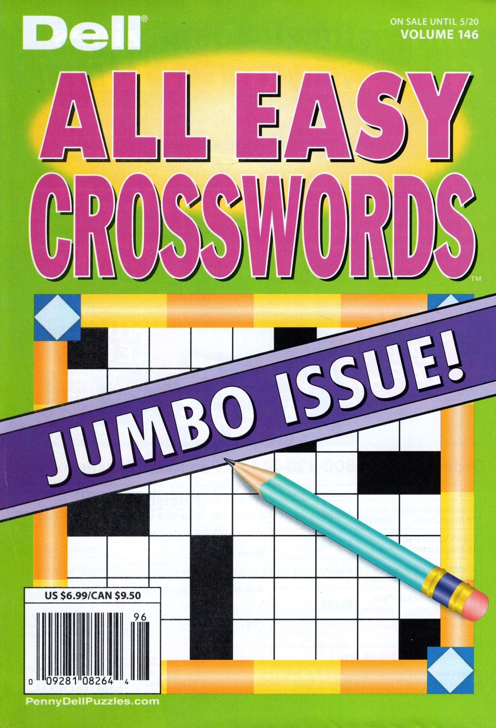 Dell All Easy Crosswords May 2025 Vol. 146