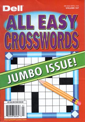 Dell All Easy Crosswords July 2025 Vol. 147