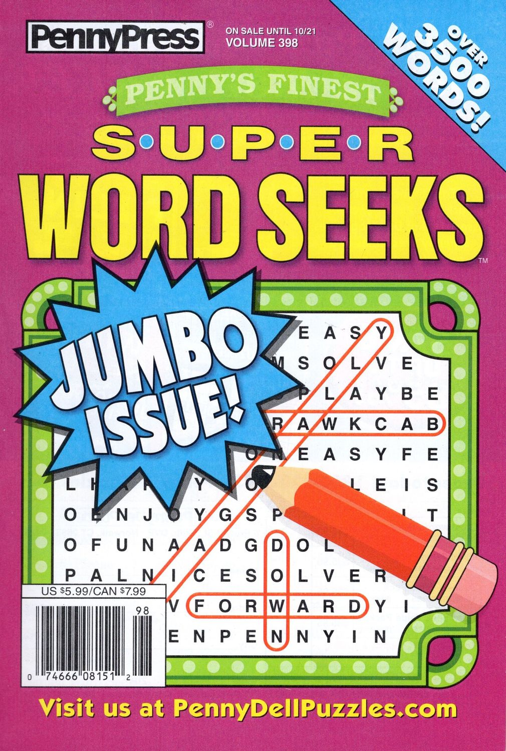 Penny’s Finest Super Word Seeks October 2025 (398)