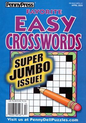 Favorite Easy Crosswords April 2025 Favorite Easy Crosswords April 2025 | Puzzle Book Store