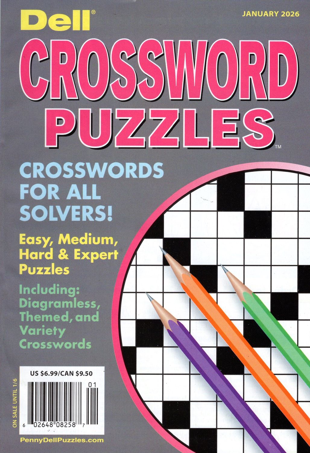 Dell Crossword Puzzles January 2026