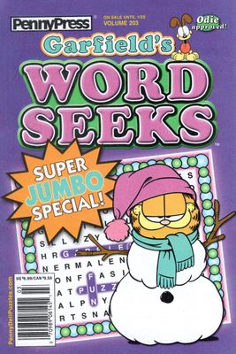 Garfield&#39;s Word Seeks Puzzle Book January 2026 (203)