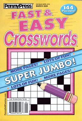 Fast & Easy Crosswords March 2026