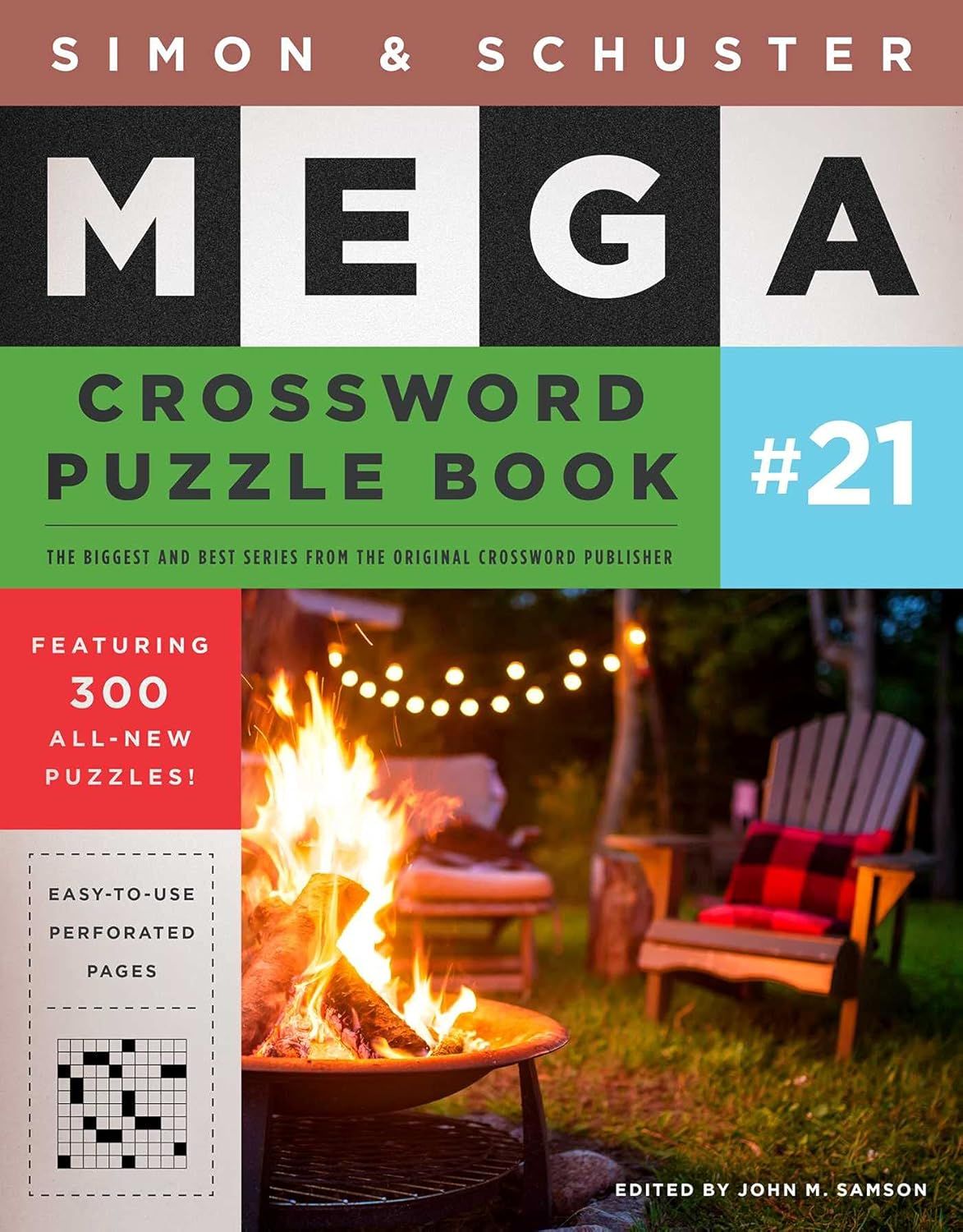 puzzle book store- Simon &amp; Schuster Mega Crossword Puzzle Book #21
