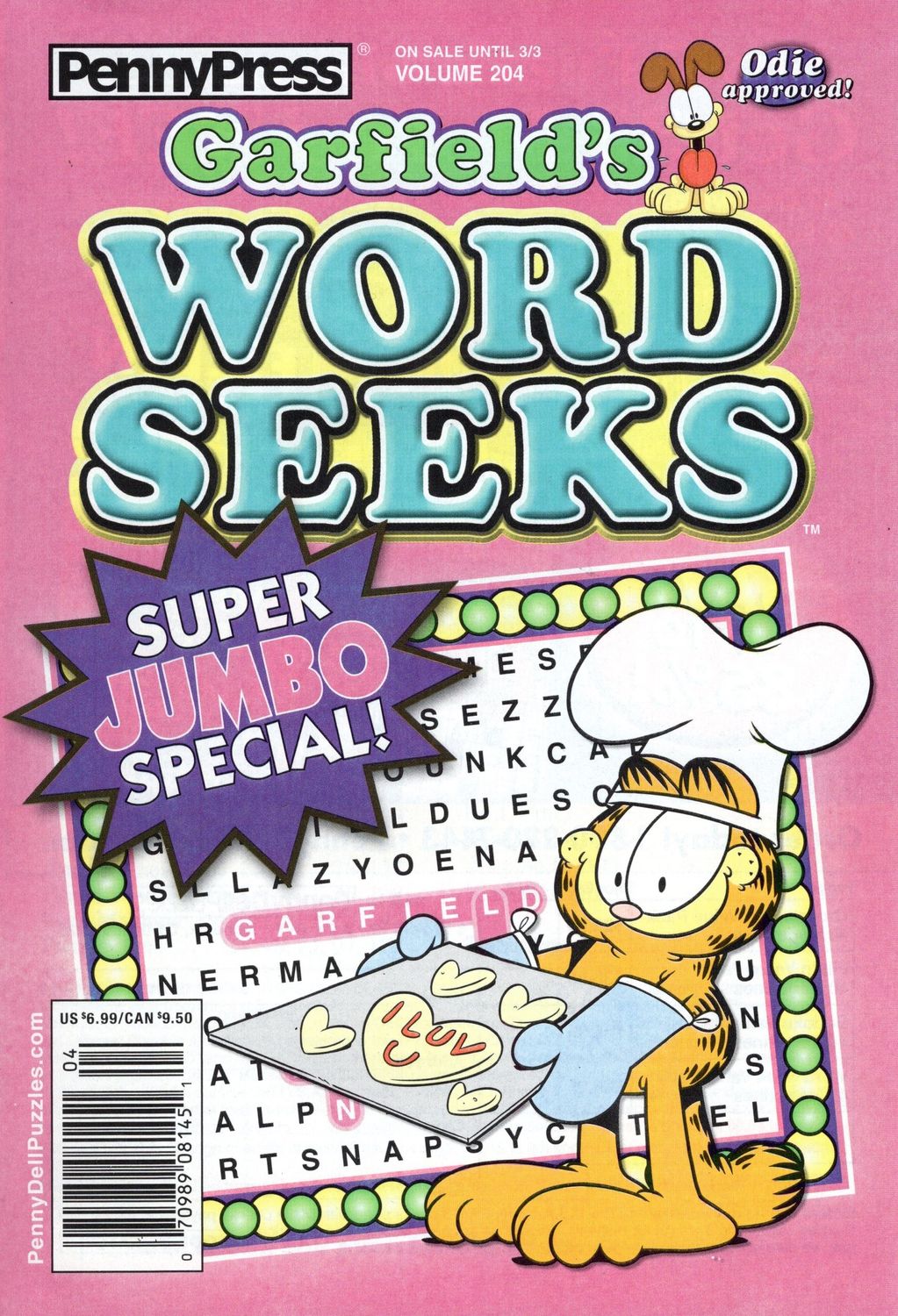 Garfield's Word Seeks Puzzle Book February 2026 (204)