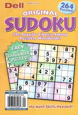Dell Original Sudoku March 2026