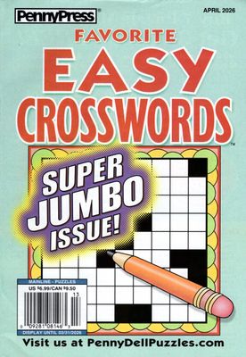 Favorite Easy Crosswords April 2026