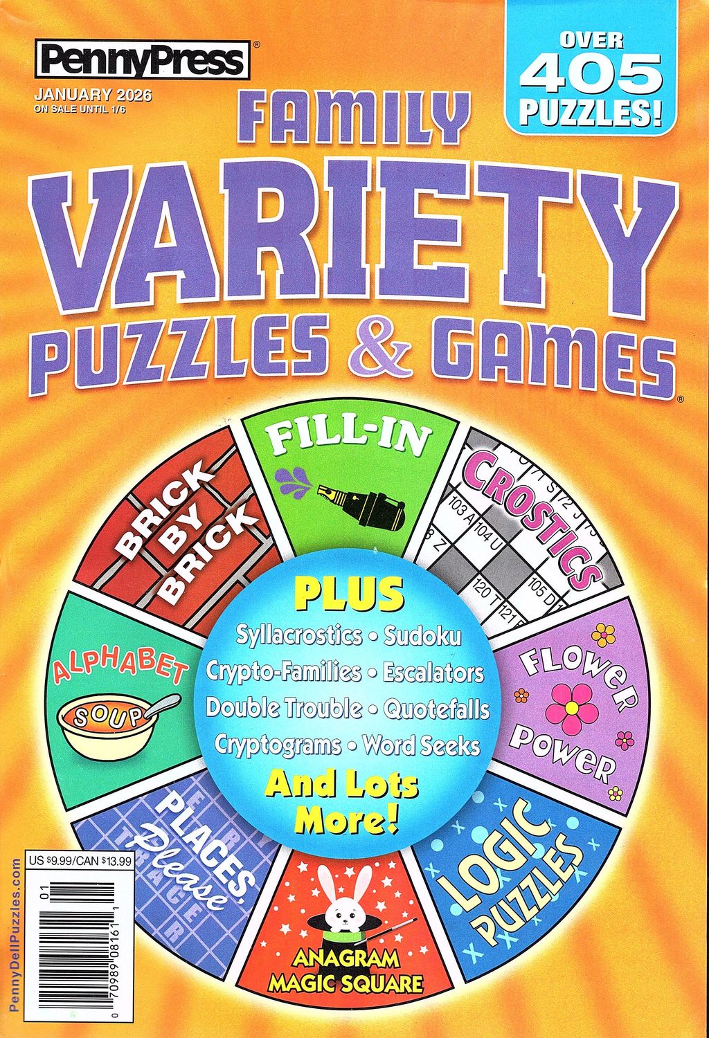 Family Variety Puzzles &amp; Games Plus January 2026