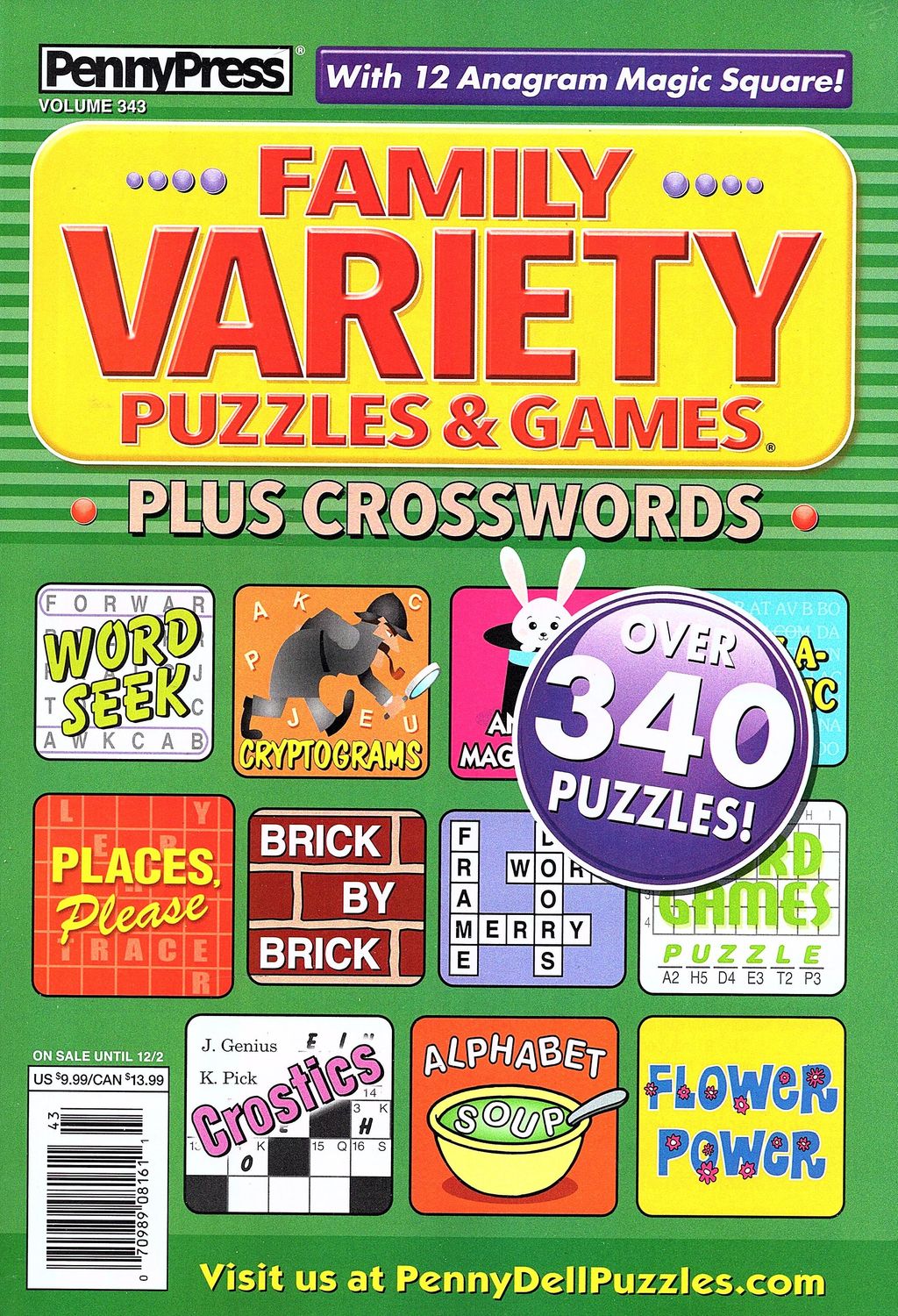 Family Variety Puzzles &amp; Games Plus Crosswords December 2025 (343)