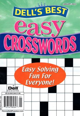 Dell’s Best Easy Crosswords January 2025