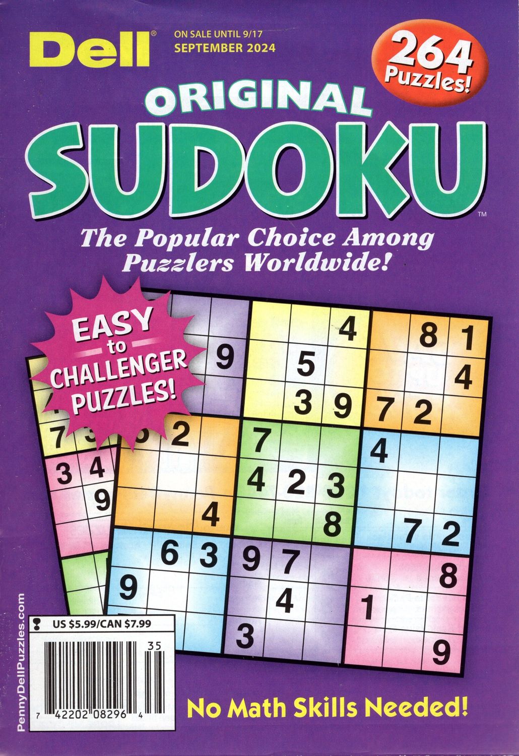 Dell Original Sudoku September 2024