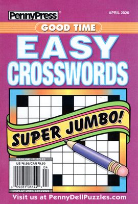 PennyPress Good Time EASY Crosswords April 2026