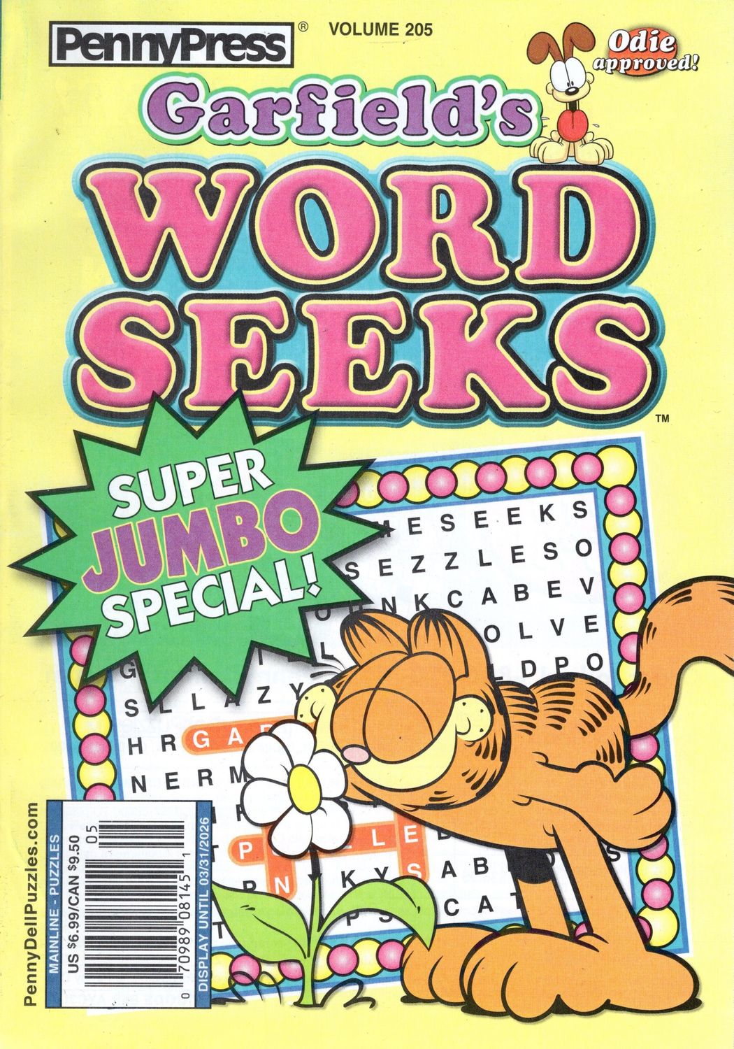 Garfield's Word Seeks Puzzle Book March 2026 (205)
