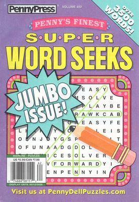 Penny’s Finest Super Word Seeks April 2026 (402)