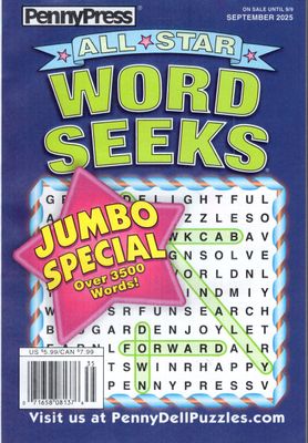 All Star Word Seeks Magazine September 2025