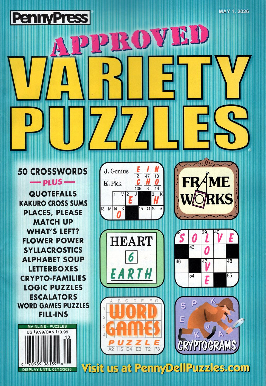 Approved Variety Puzzles May 2026
