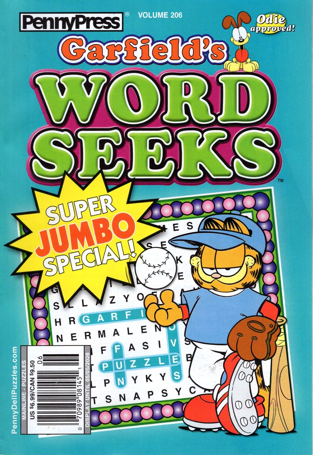Garfield's Word Seeks Puzzle Book May 2026 (206)