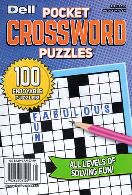 Dell Pocket Crossword Puzzles April 2025