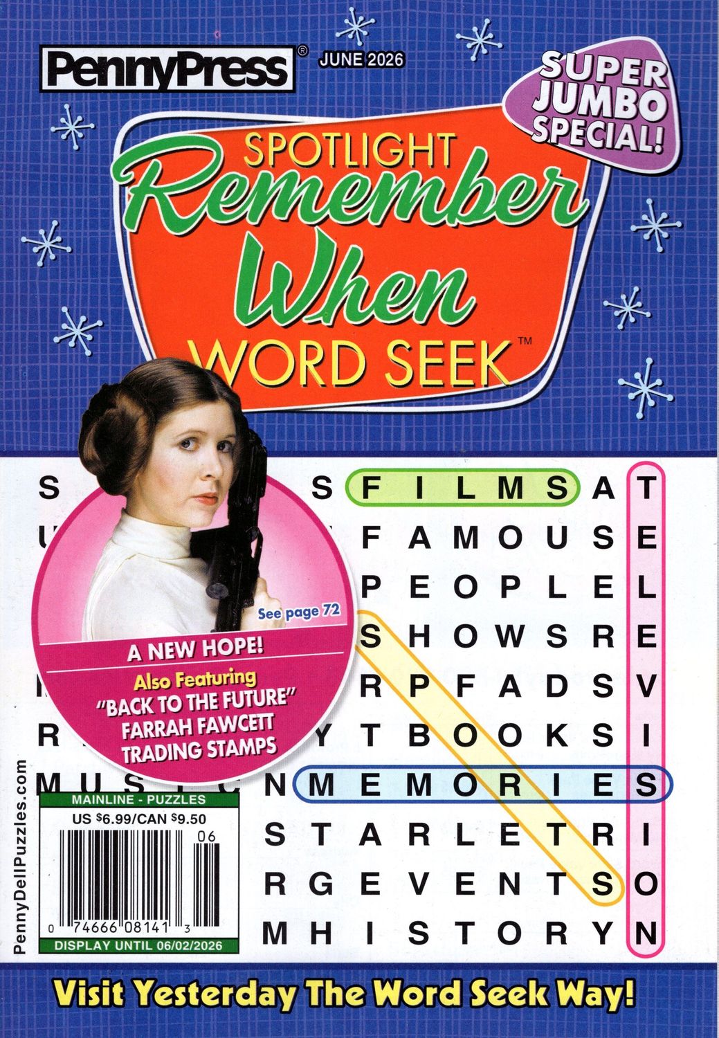 Spotlight Remember When Word Seek June 2026