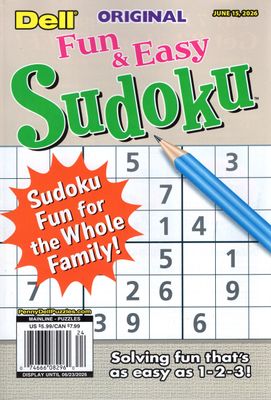 Dell Original Fun and Easy Sudoku June 2026