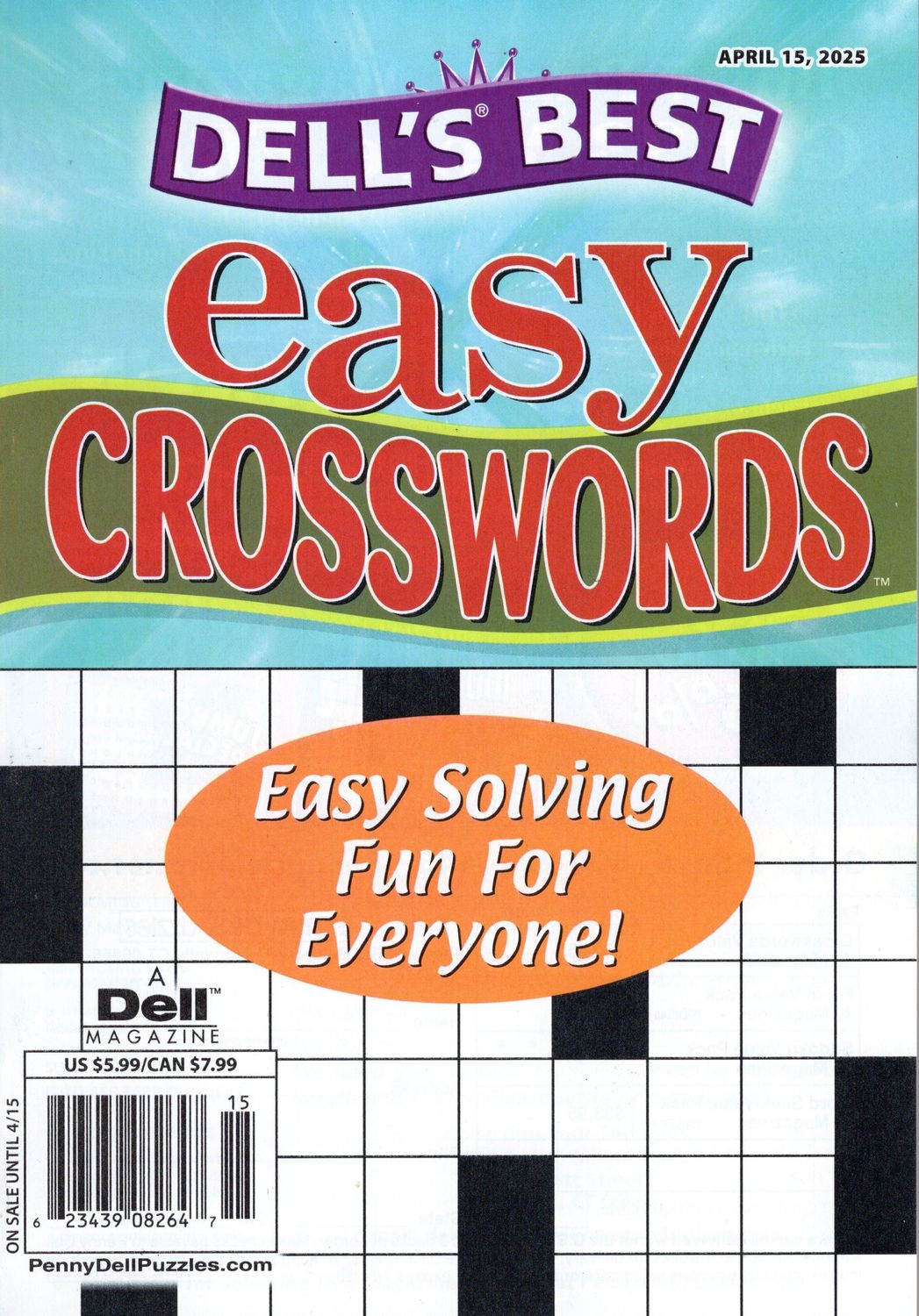 Dell’s Best Easy Crosswords April 2025