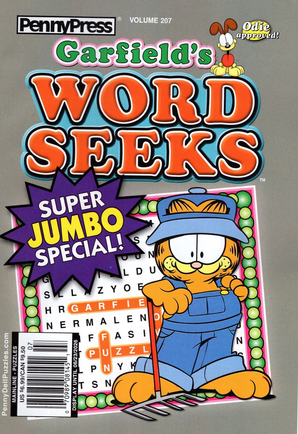 Garfield's Word Seeks Puzzle Book June 2026 (207)